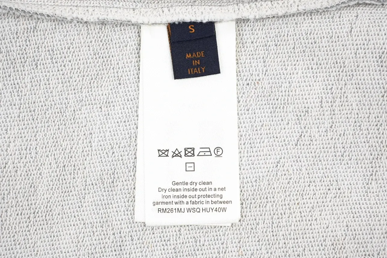 Louis Vuitton Grey Chunky Embroidered Crewneck Sweatshirt product photo from LabelPicks