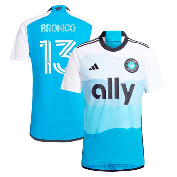 Brandt Bronico Charlotte FC adidas 2024 The Carolina Kit: Explore Replica Player Jersey - Blue