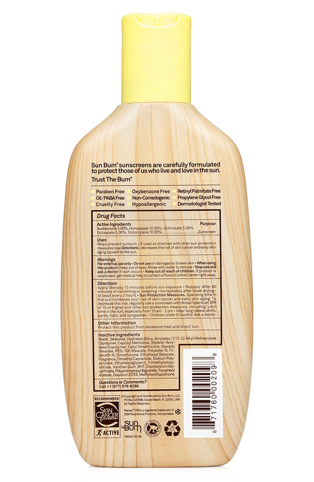 Sun Bum Broad Spectrum SPF 70 Sunscreen Lotion