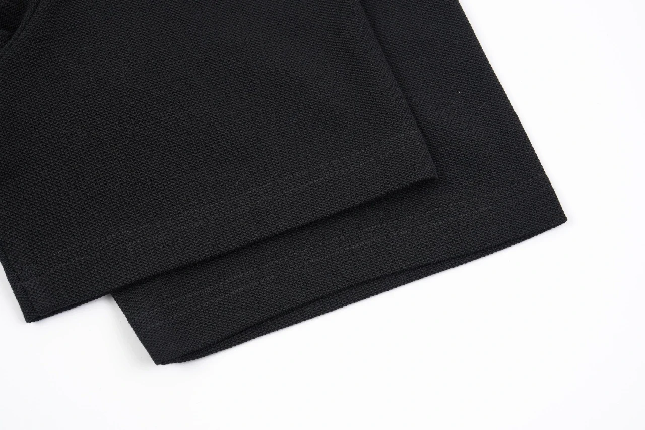LOEWE Black Anagram Embroidered Cotton Polo Shirt product photo from LabelPicks