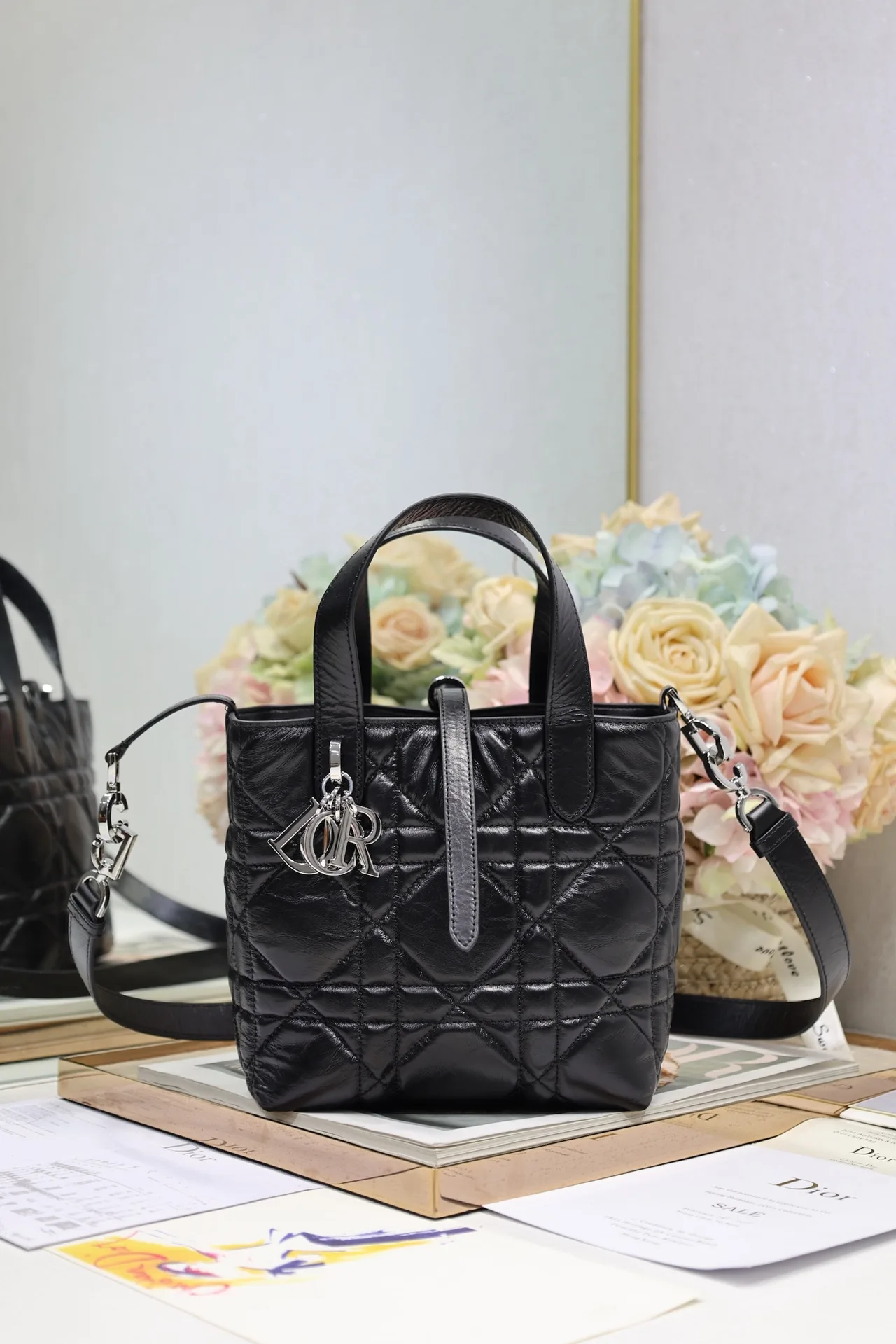 Dior White Calfskin Crossbody Bag product photo from LabelPicks
