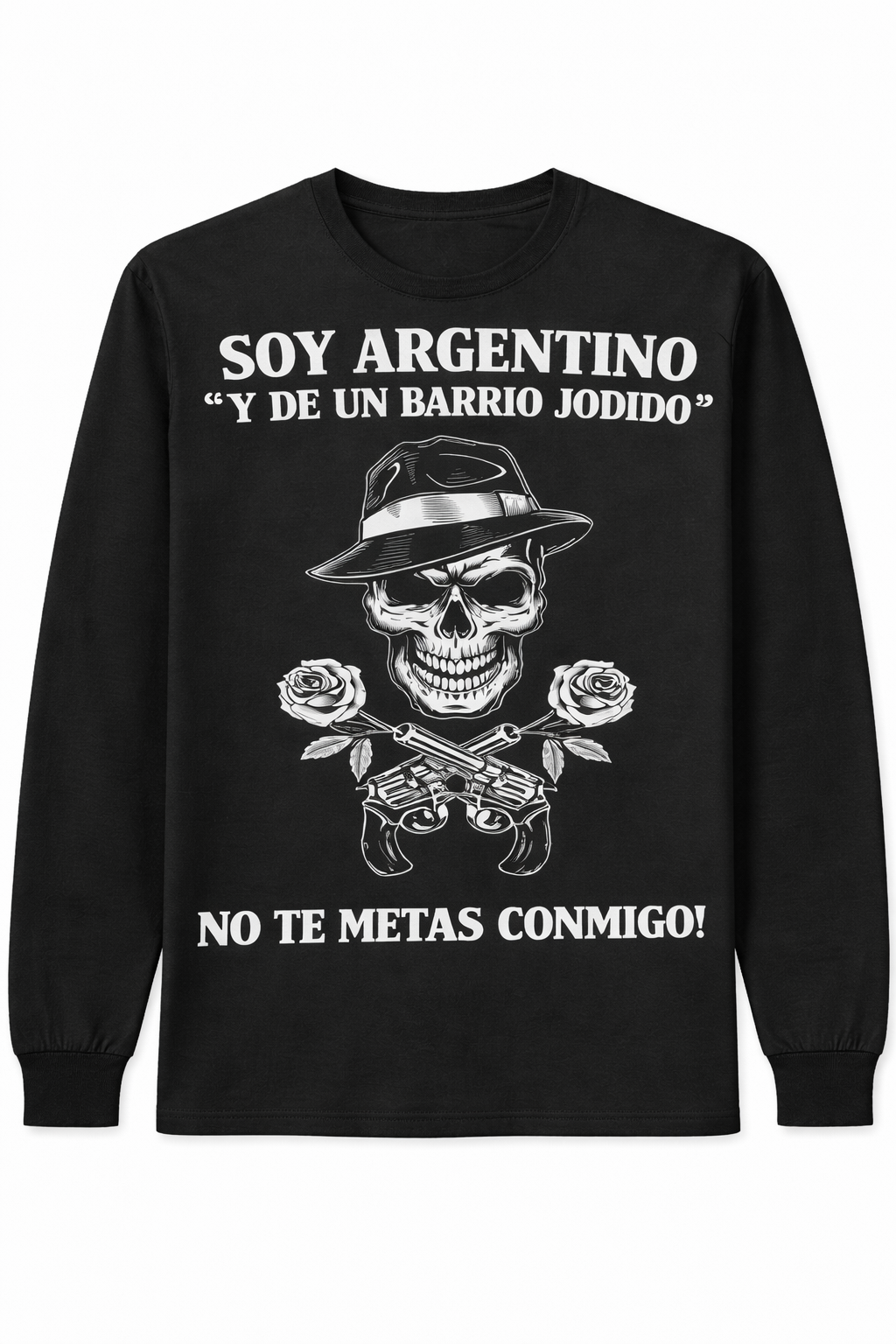 Remera “Rosa y Revolver” – Calle y Calavera