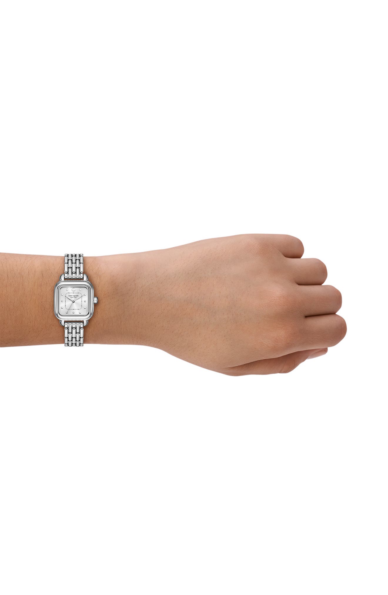 Kate Spade New York Gracie Square Bracelet Watch, 25mm