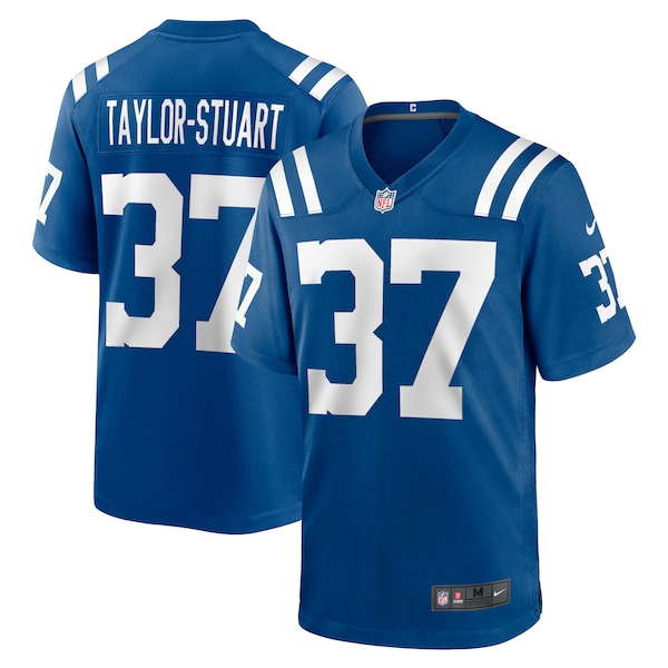 Isaac Taylor-Stuart Indianapolis Colts Nike Team Game Jersey -  Royal