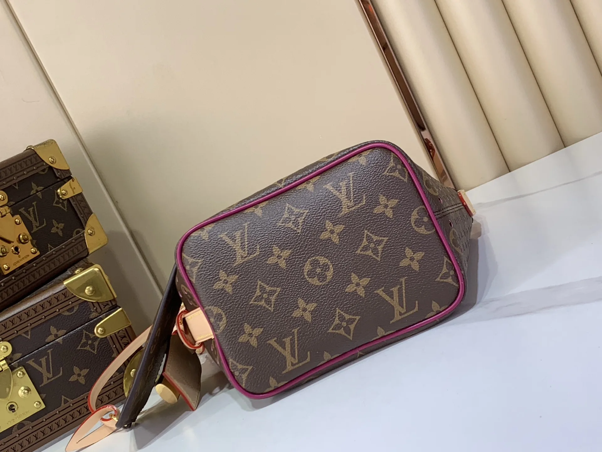 Louis Vuitton Red Monogram Canvas Bucket Bag product photo from LabelPicks