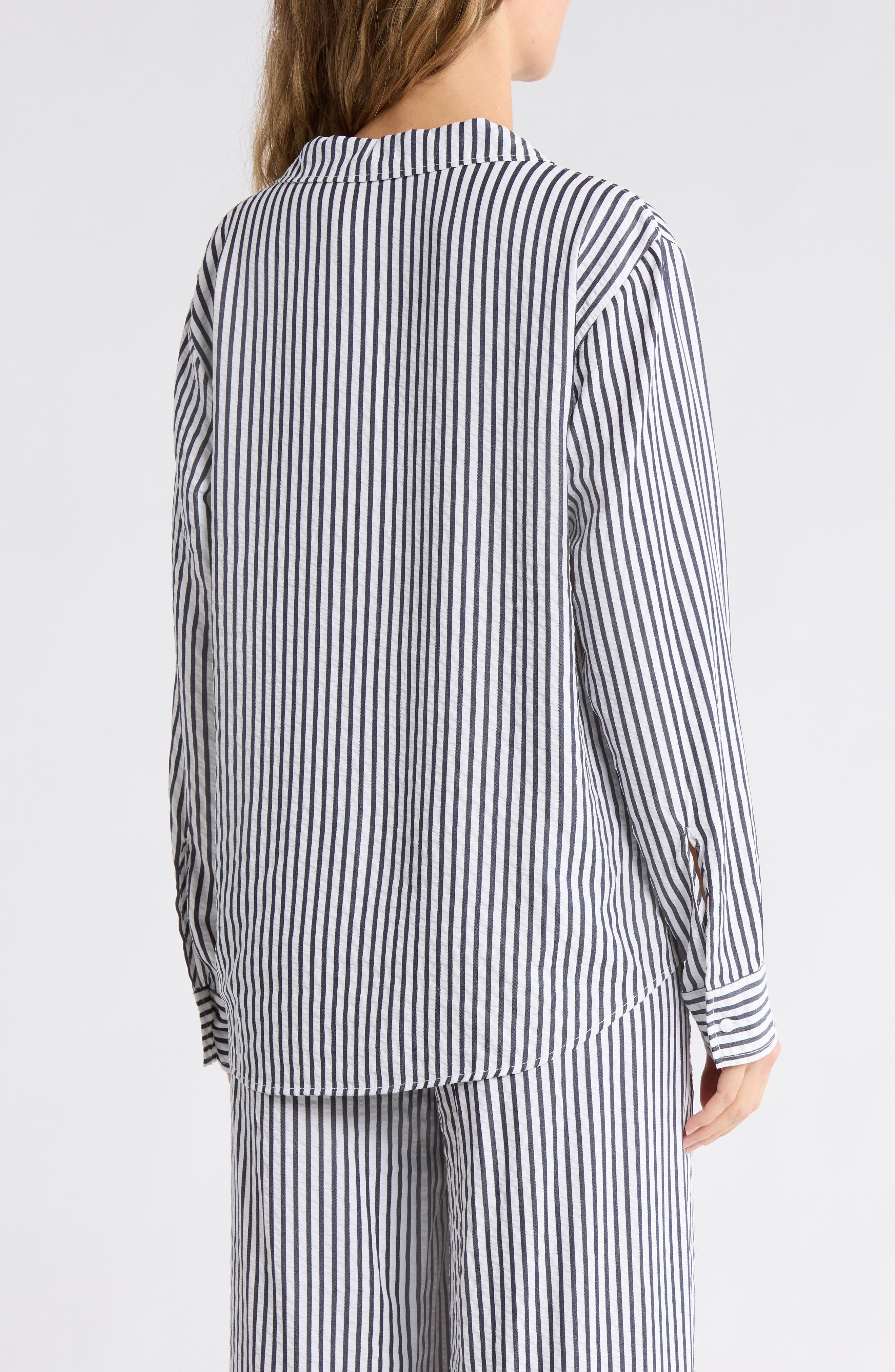 Splendid Stripe Seersucker Button-Up Shirt