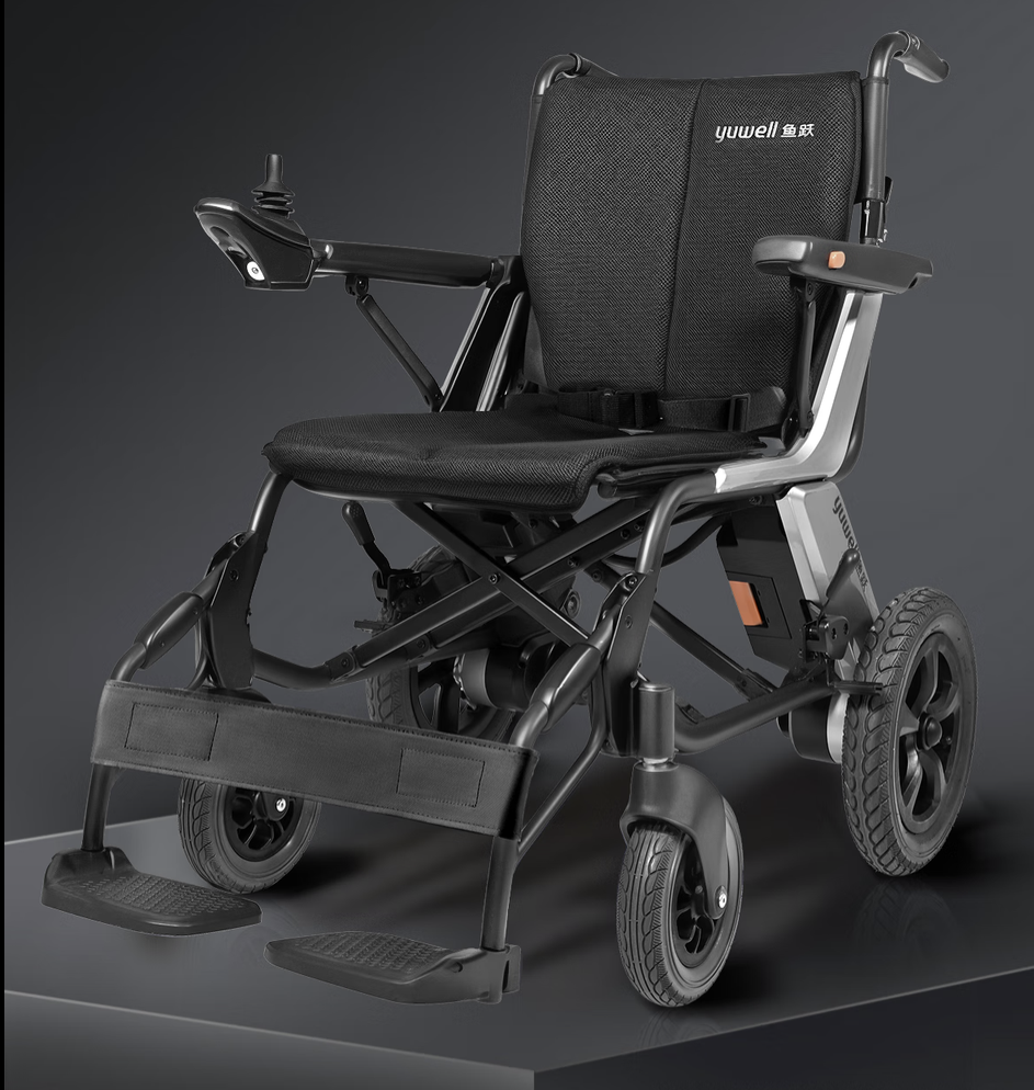 Yuwell D130GL Electric Mobility Wheelchair for Elderly Foldable Wheel Chair Brand New - GreshamTech