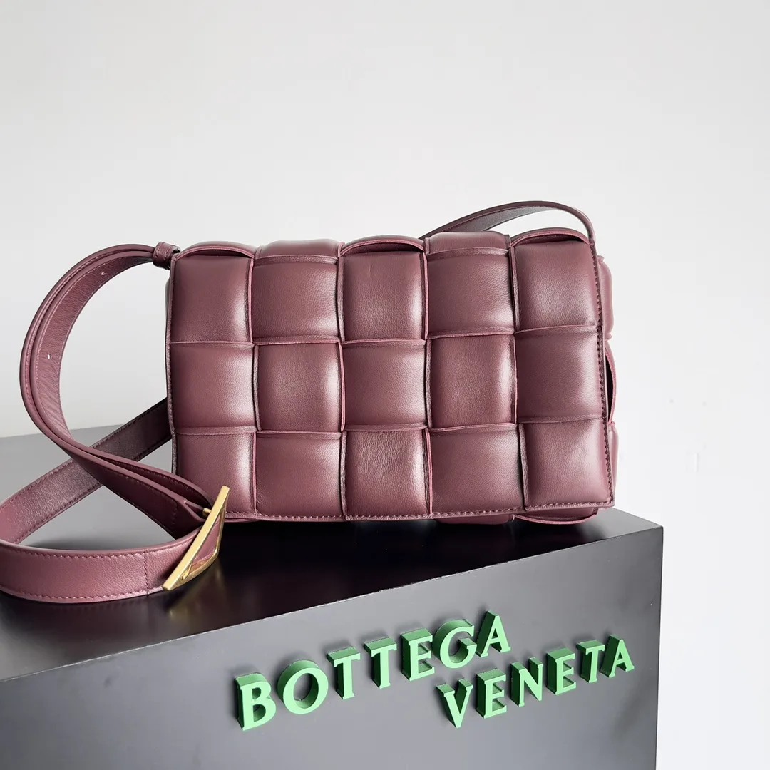 Bottega Veneta Cassette Green Intrecciato Woven Leather Shoulder Bag product photo from LabelPicks