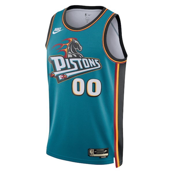 Detroit Pistons Nike Unisex 2022/23 Custom Swingman Jersey - Classic Edition - Teal