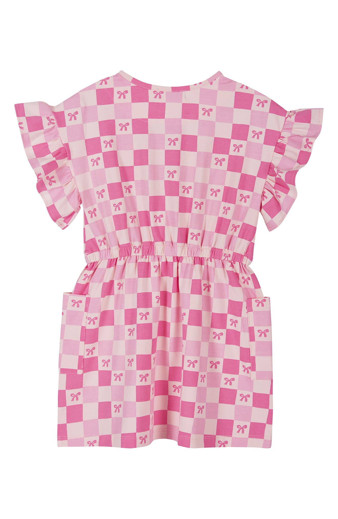 Andy & Evan Kids' Ruffle Sleeve Jersey Dress