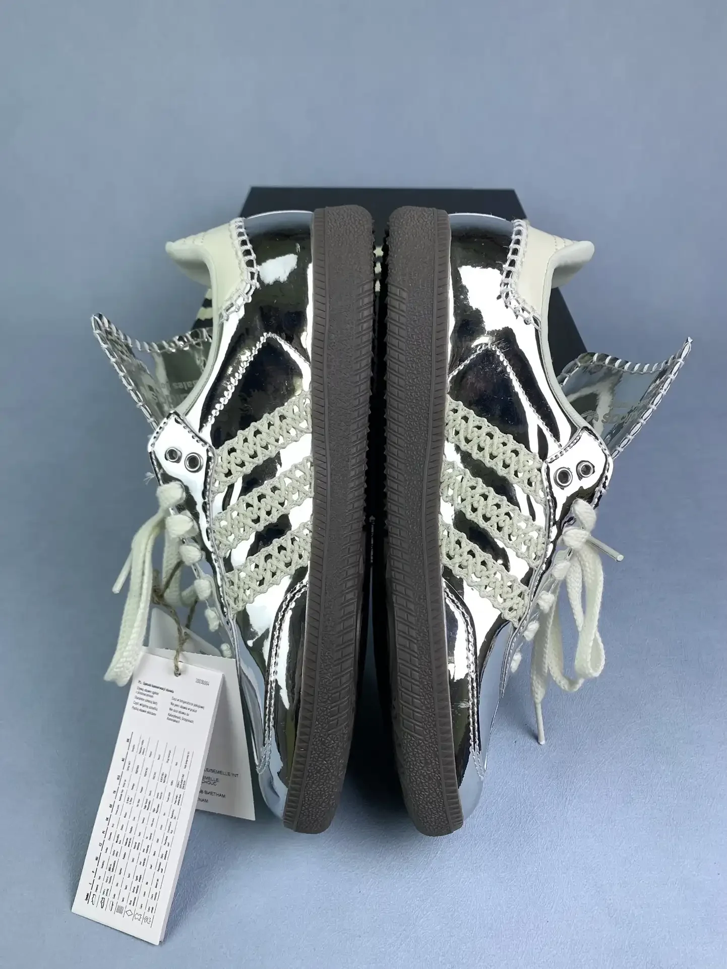 Wales Bonner x adidas Silver Samba Shoes product photo from LabelPicks