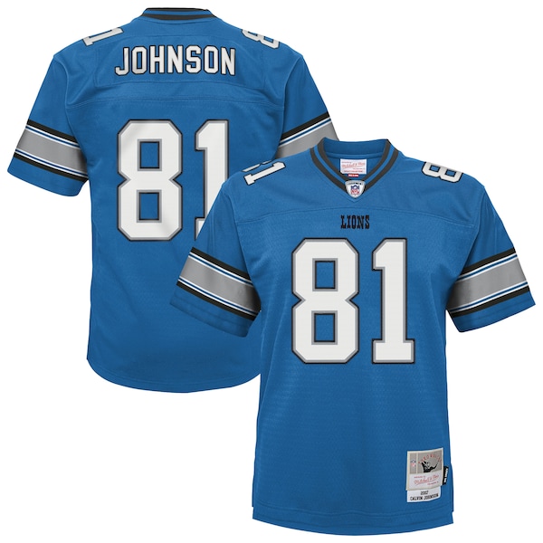 Calvin Johnson Detroit Lions  Youth Legacy Replica Jersey - Blue