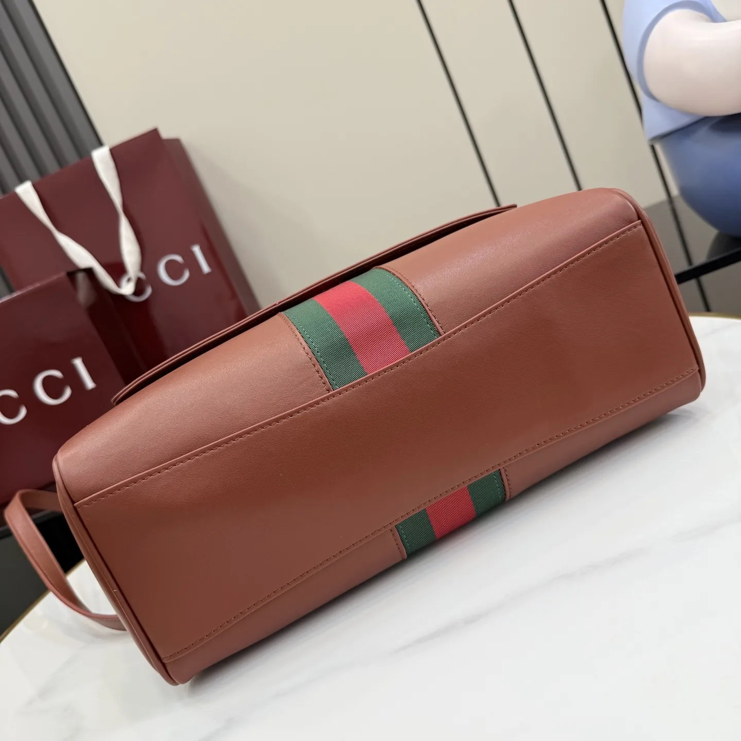 Gucci Generation Brown Quilted Leather Top Handle Bag product photo from LabelPicks
