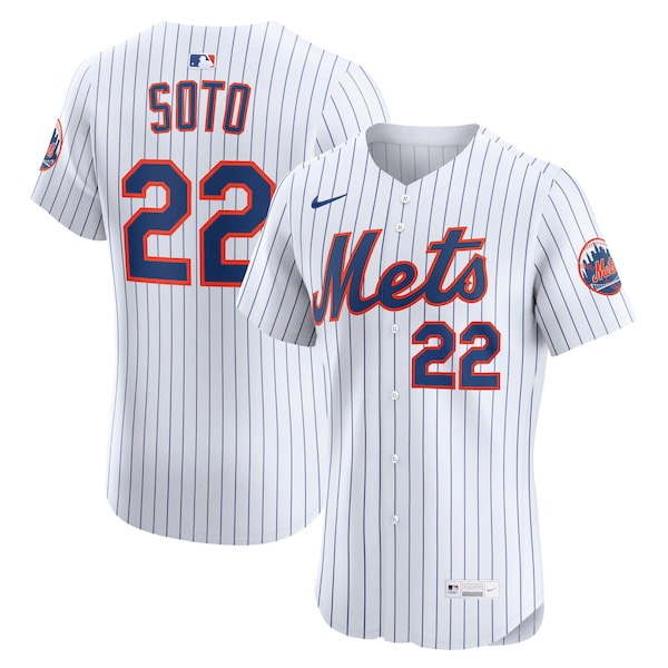 Juan Soto New York Mets Nike Home Elite Jersey - White/Black