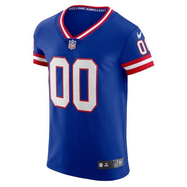 New York Giants Nike Classic Vapor Elite Custom Jersey - Royal