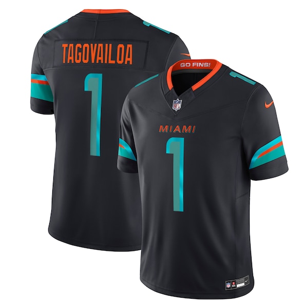 Tua Tagovailoa Miami Dolphins Nike 2025 Rivalries Collection Limited Jersey - Pitch Blue