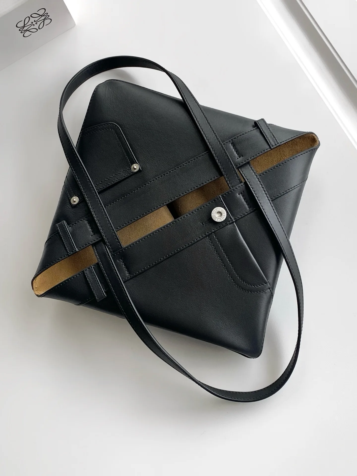 Loewe Black Puzzle Calfskin Tote Bag product photo from LabelPicks