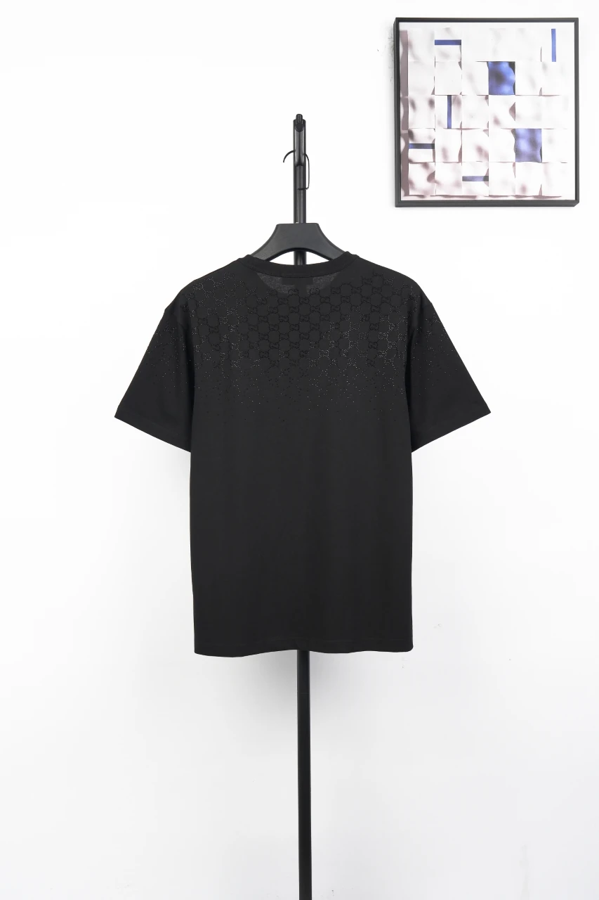 GUCCI Black Gradient Crystal GG T-Shirt product photo from LabelPicks