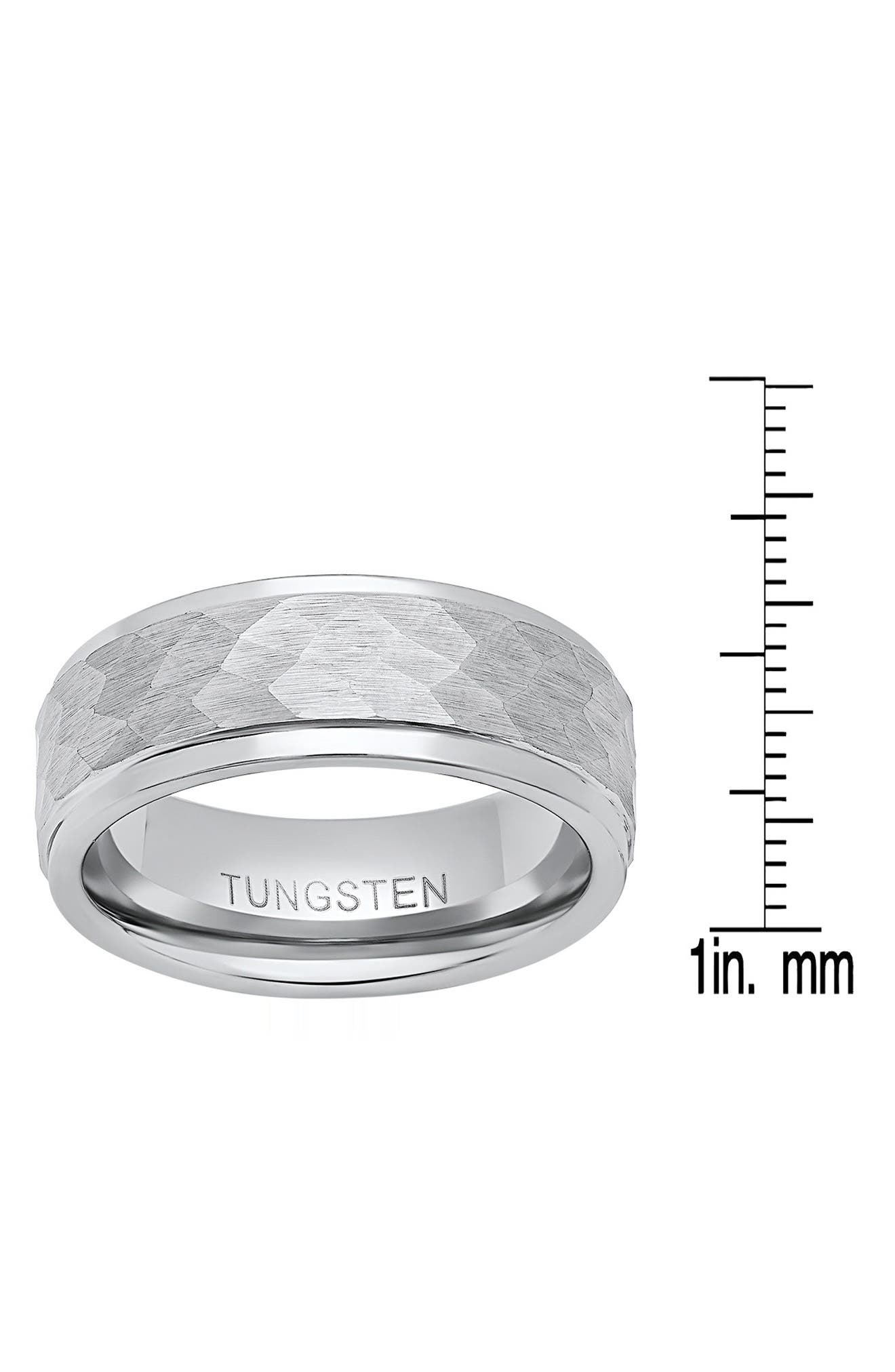 HMY JEWELRY Tungsten Prism Band Ring