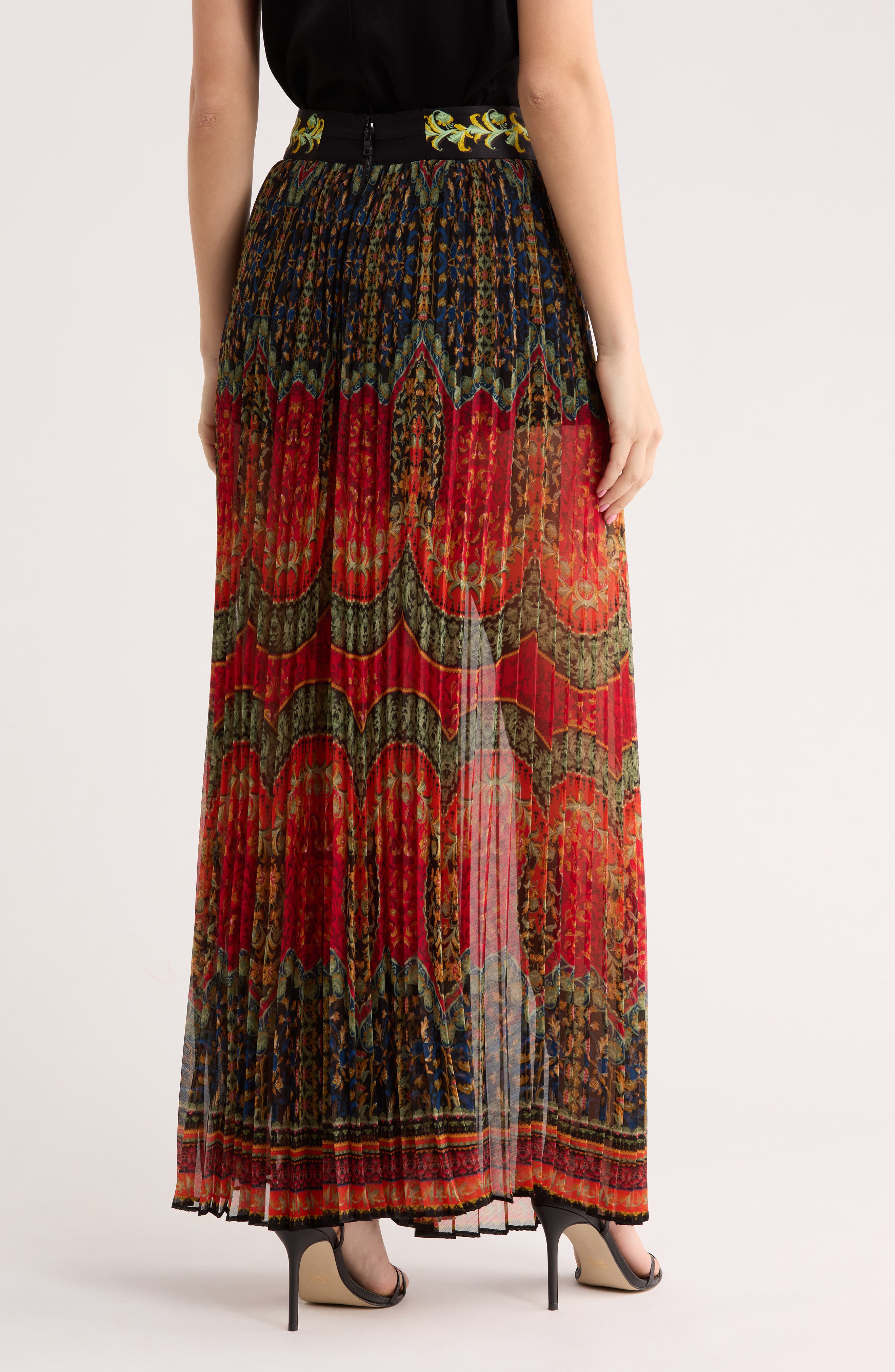 Alice + Olivia Copen Pleated Wide Leg Pants