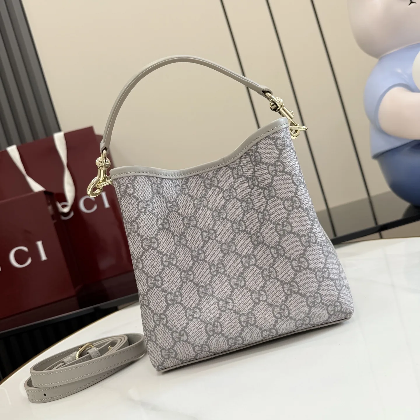 Gucci Grey Generation Bucket Bag product photo from LabelPicks