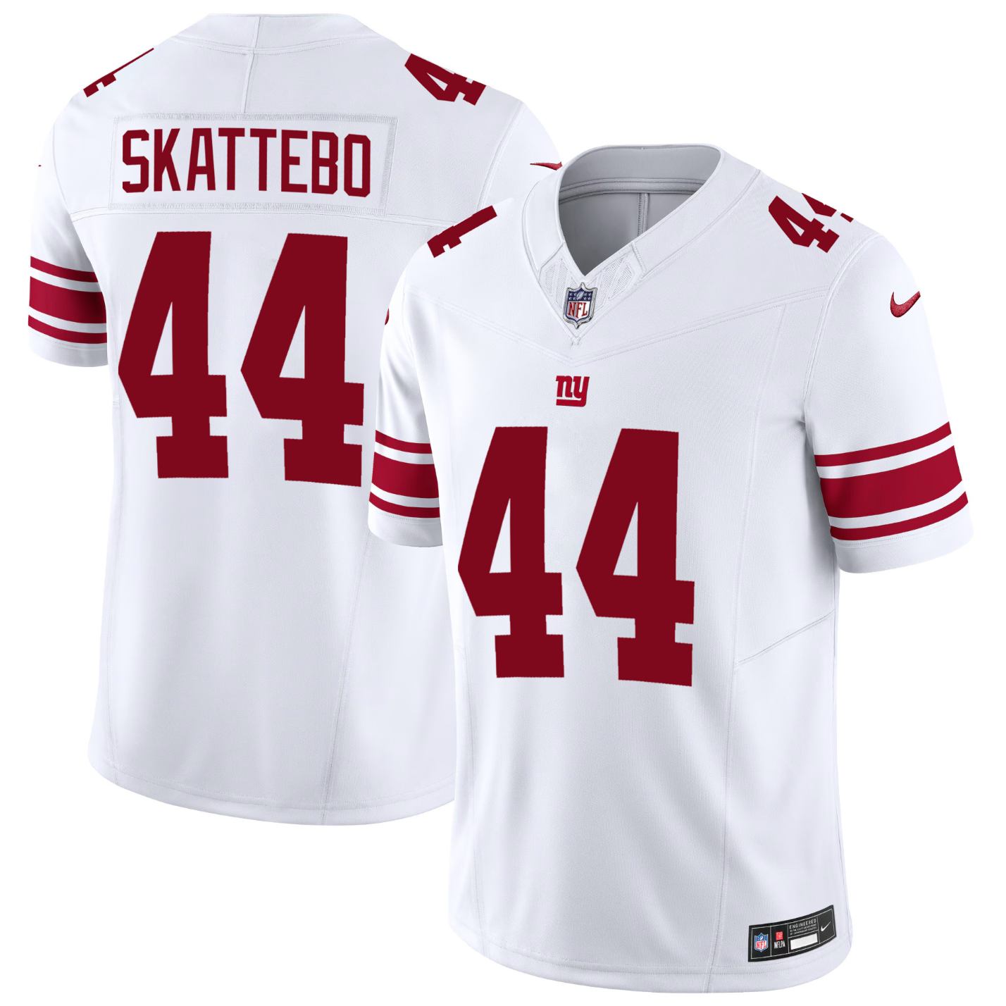 Cam Skattebo New York Giants Nike 2nd Alternate Vapor F.U.S.E Limited Jersey - White