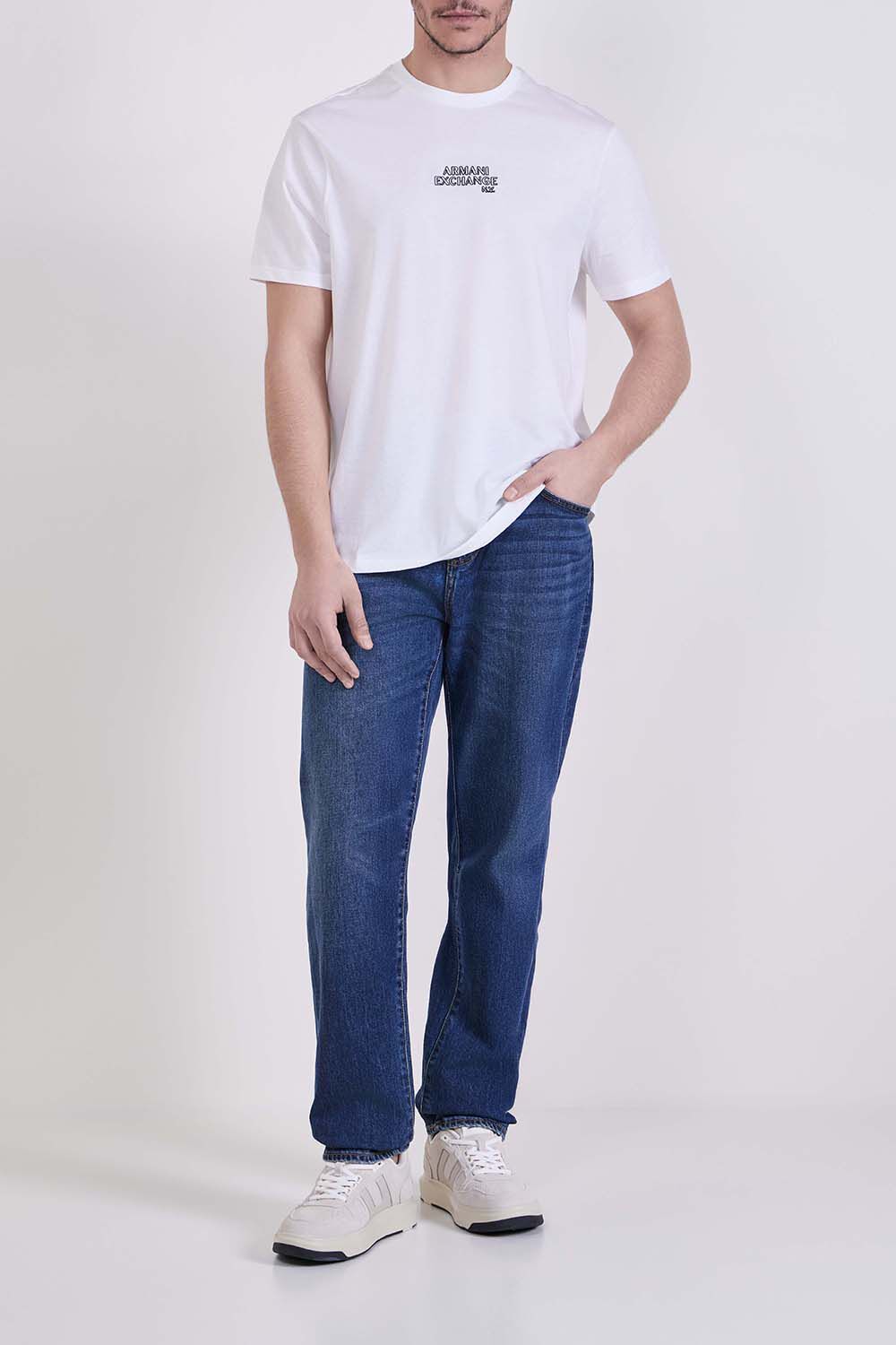 ARMANI EXCHANGE מכנסי ג'ינס בגזרת סלים