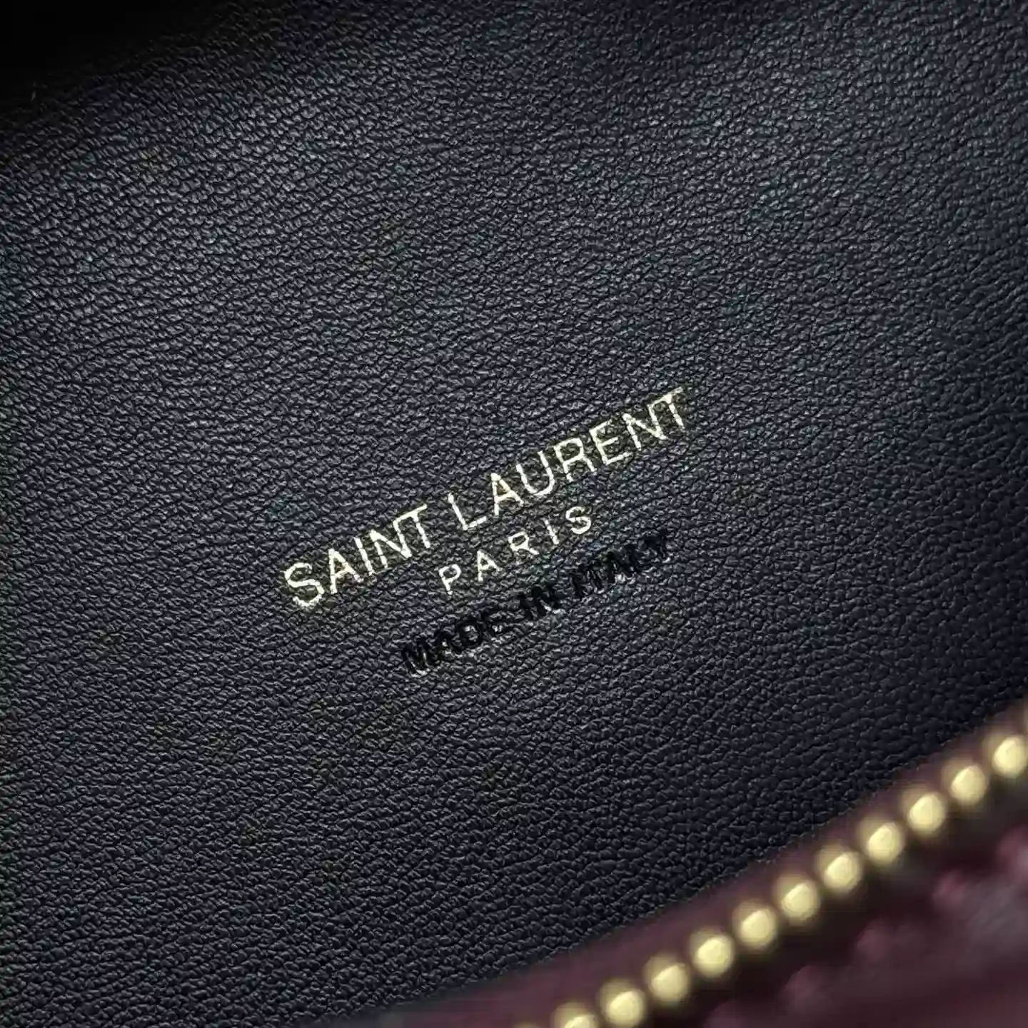 Saint Laurent Icare Burgundy Lambskin Hobo Bag product photo from LabelPicks