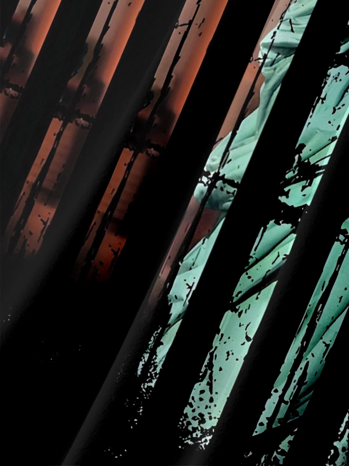 Moisture-wicking Abstract American Flag Lady Liberty Chest Pocket Hawaiian Shirt