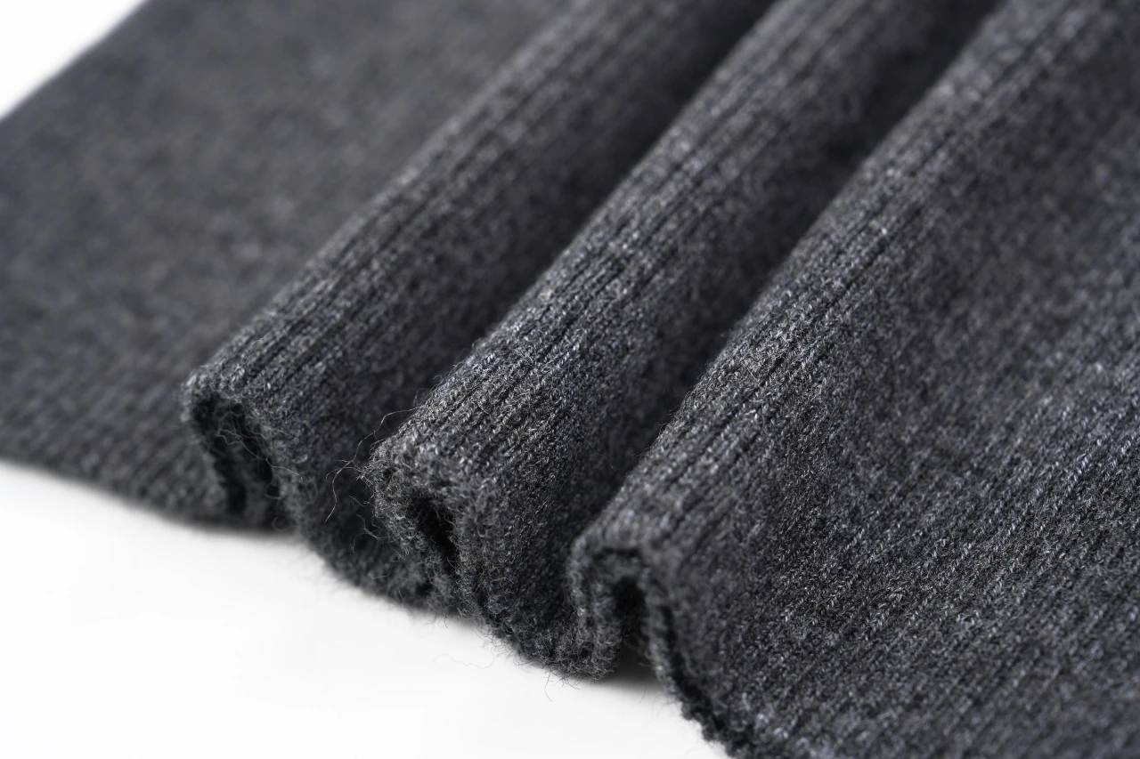 Prada Charcoal Logo Embroidered Half-Sleeve Knit Top product photo from LabelPicks