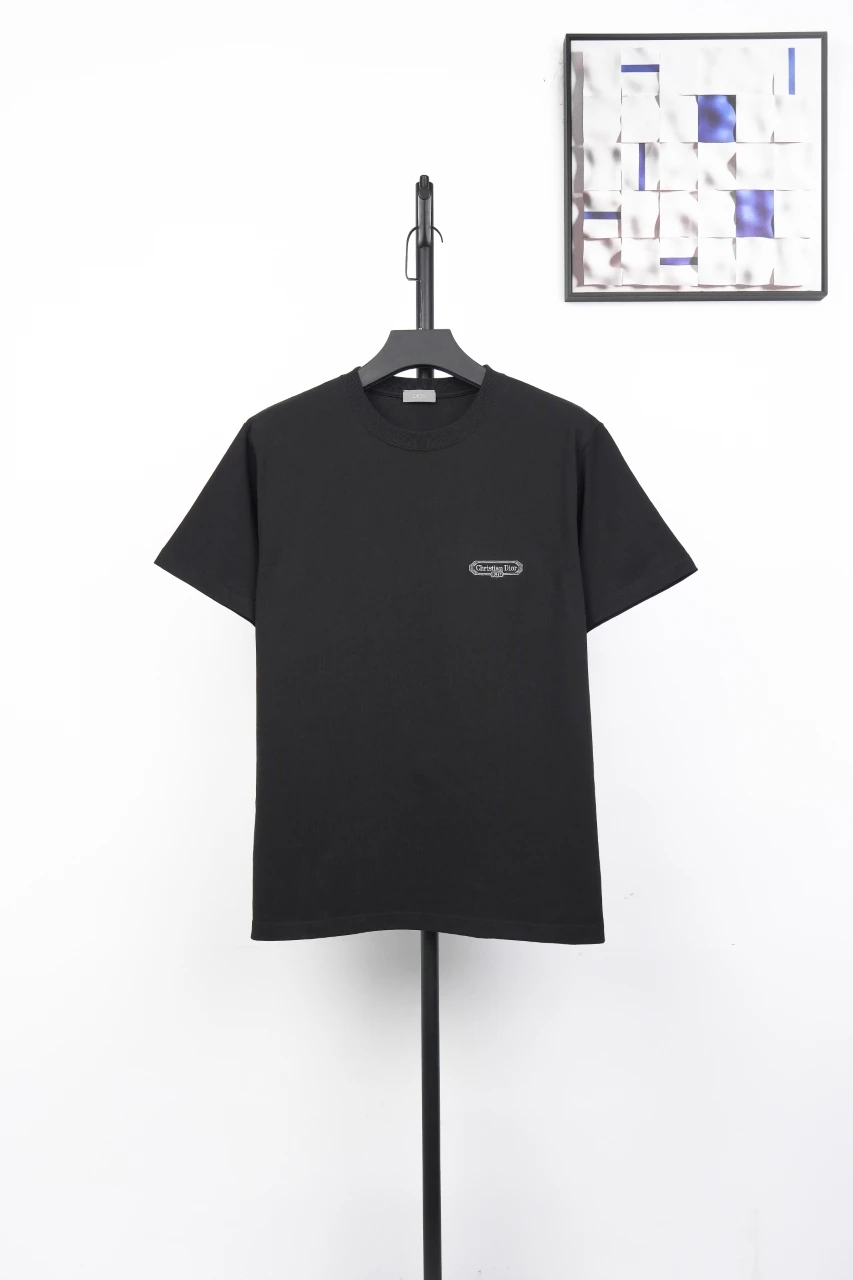 Dior Black 1947 Box Embroidered T-Shirt product photo from LabelPicks