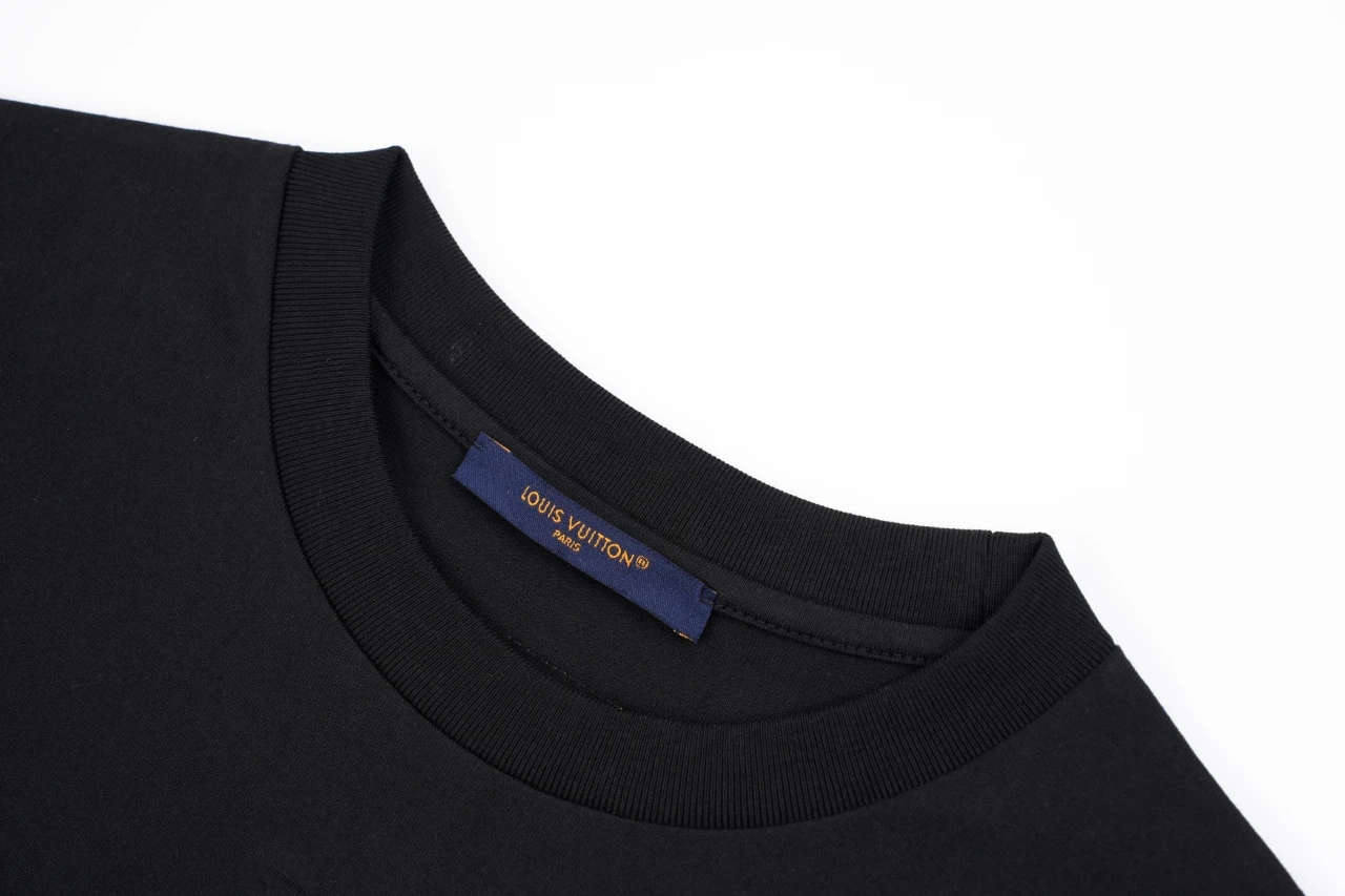 Louis Vuitton Black Embossed Long Sleeve Base T-Shirt product photo from LabelPicks