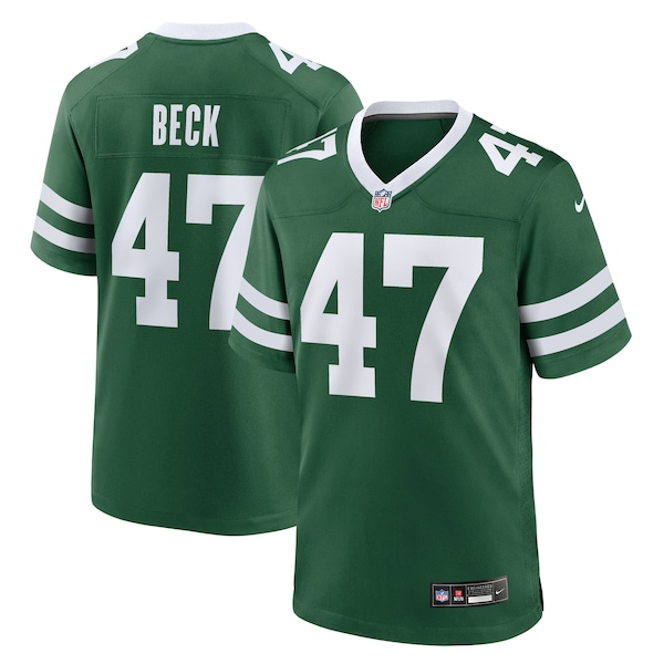 Andrew Beck New York Jets Nike Team Game Jersey - Legacy Green
