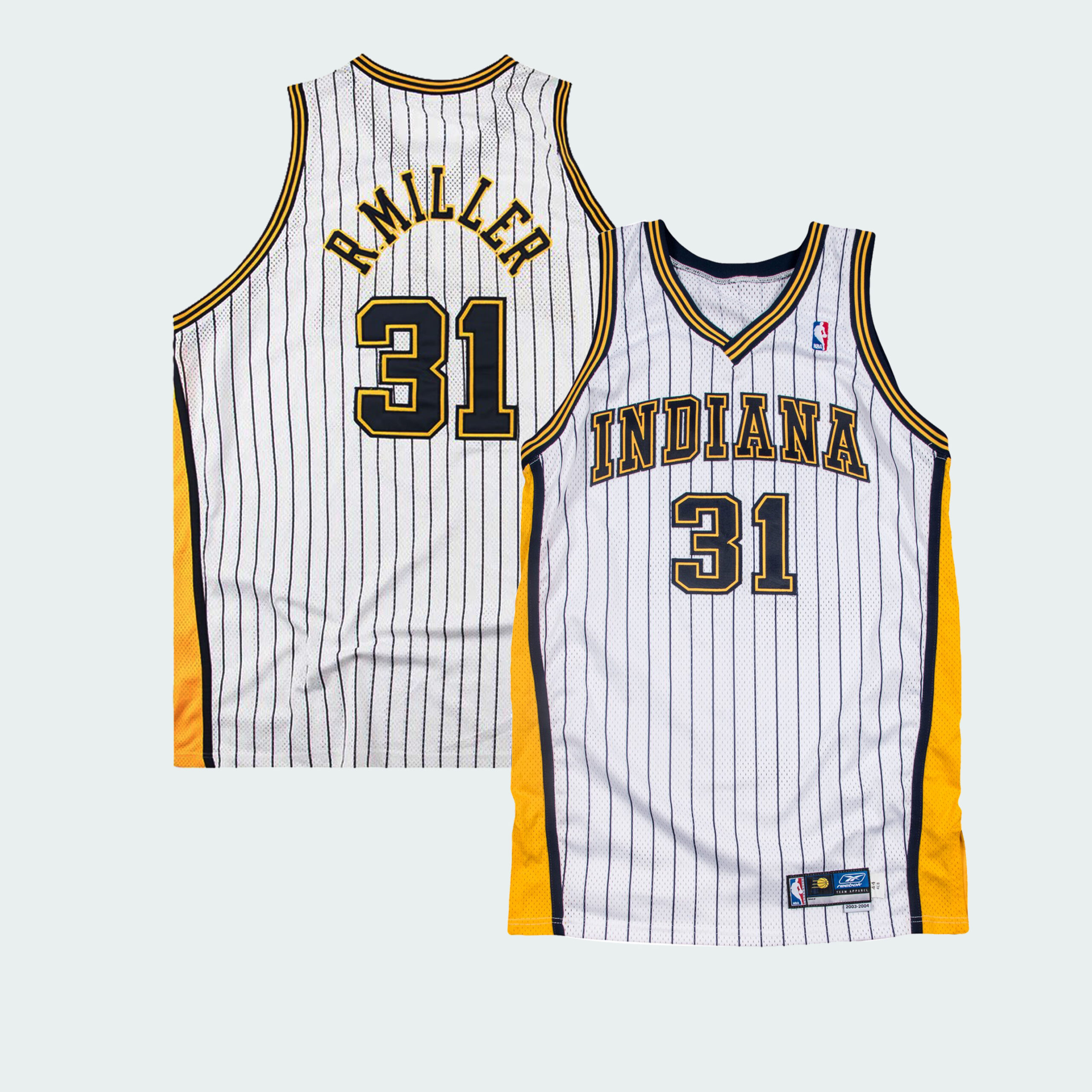 Reggie Miller Indiana Pacers Nike Hardwood Classics Jersey - White