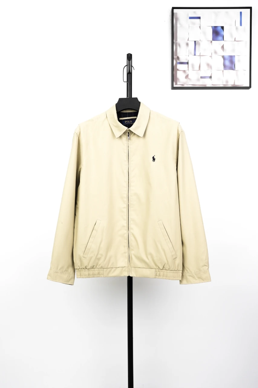 Ralph Lauren Beige Pony Embroidered Harrington Jacket product photo from LabelPicks