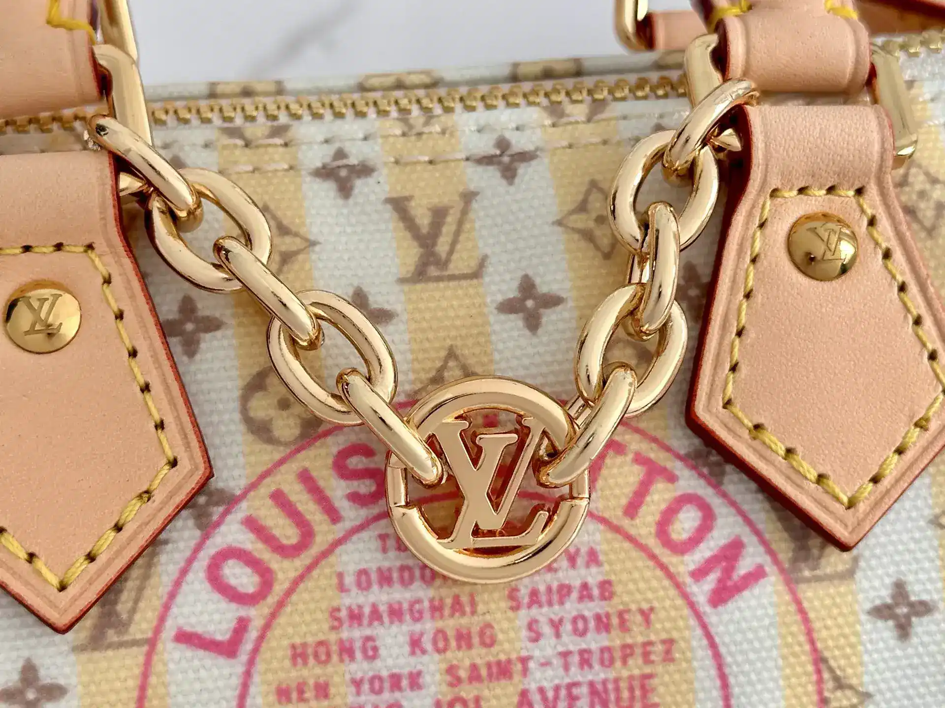 Louis Vuitton White Speedy Monogram Canvas Top Handle Bag product photo from LabelPicks