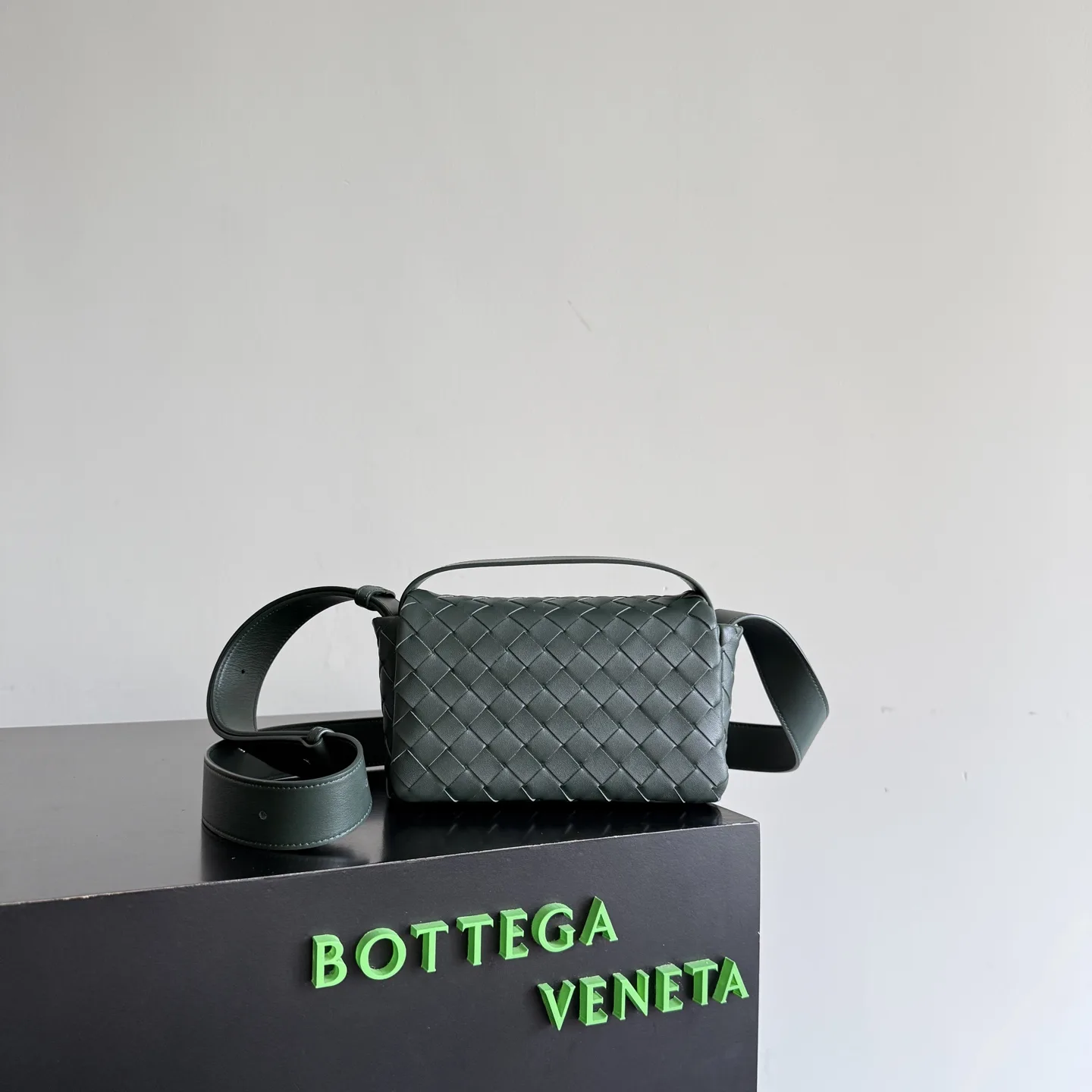 Bottega Veneta Intrecciato Woven Leather Crossbody Bag product photo from LabelPicks