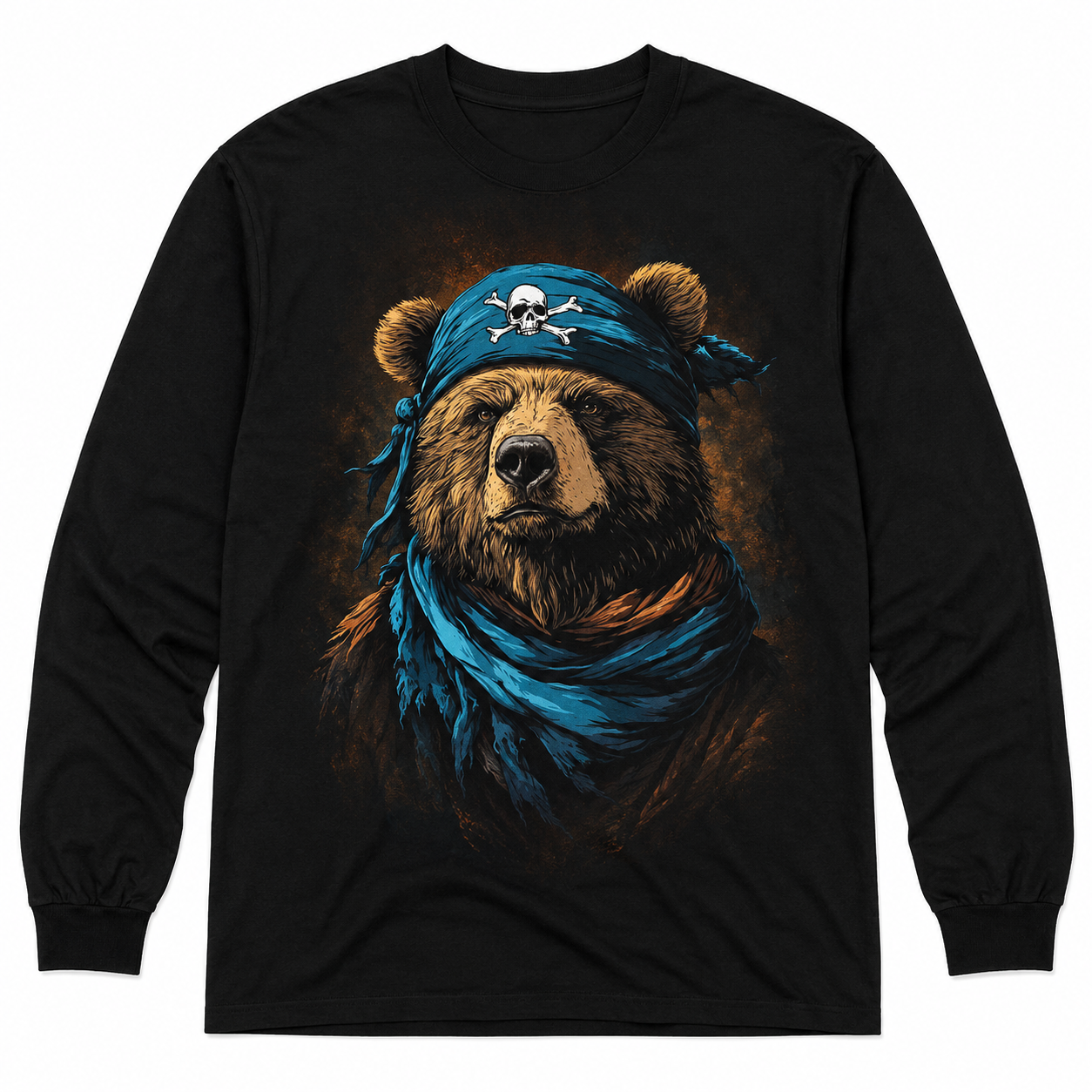 Remera Oso Pirata - Diseño Exclusivo de Estilo Retro Nerd