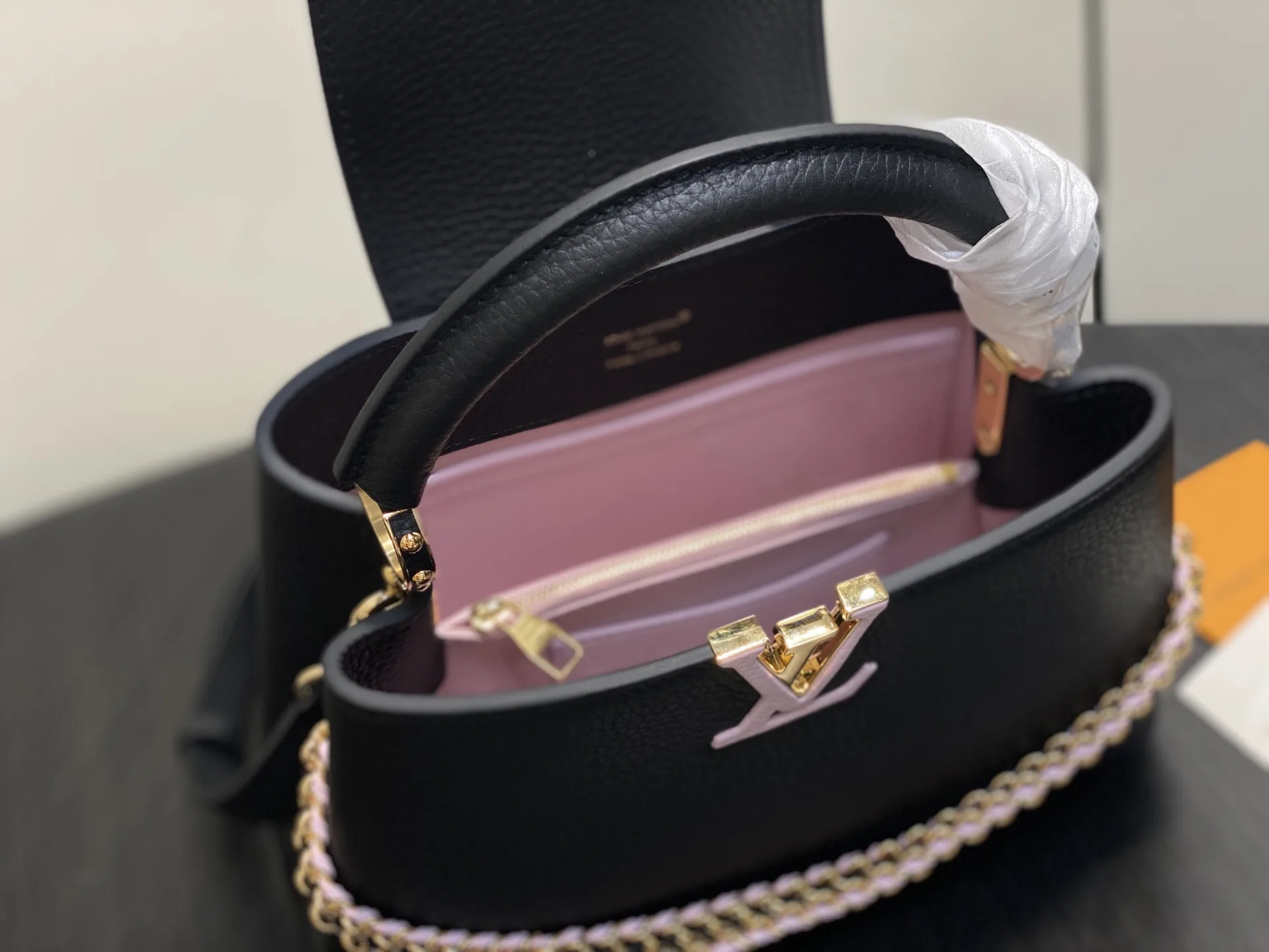 Louis Vuitton Black Capucines Top Handle Bag product photo from LabelPicks