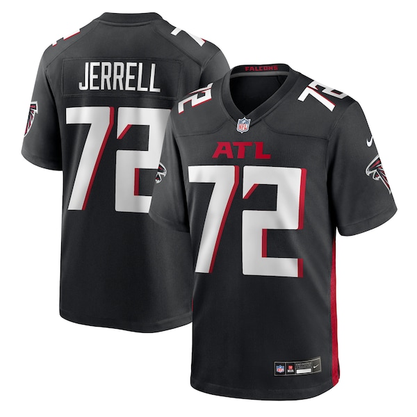 Michael Jerrell Atlanta Falcons Nike Team Game Jersey -  Black