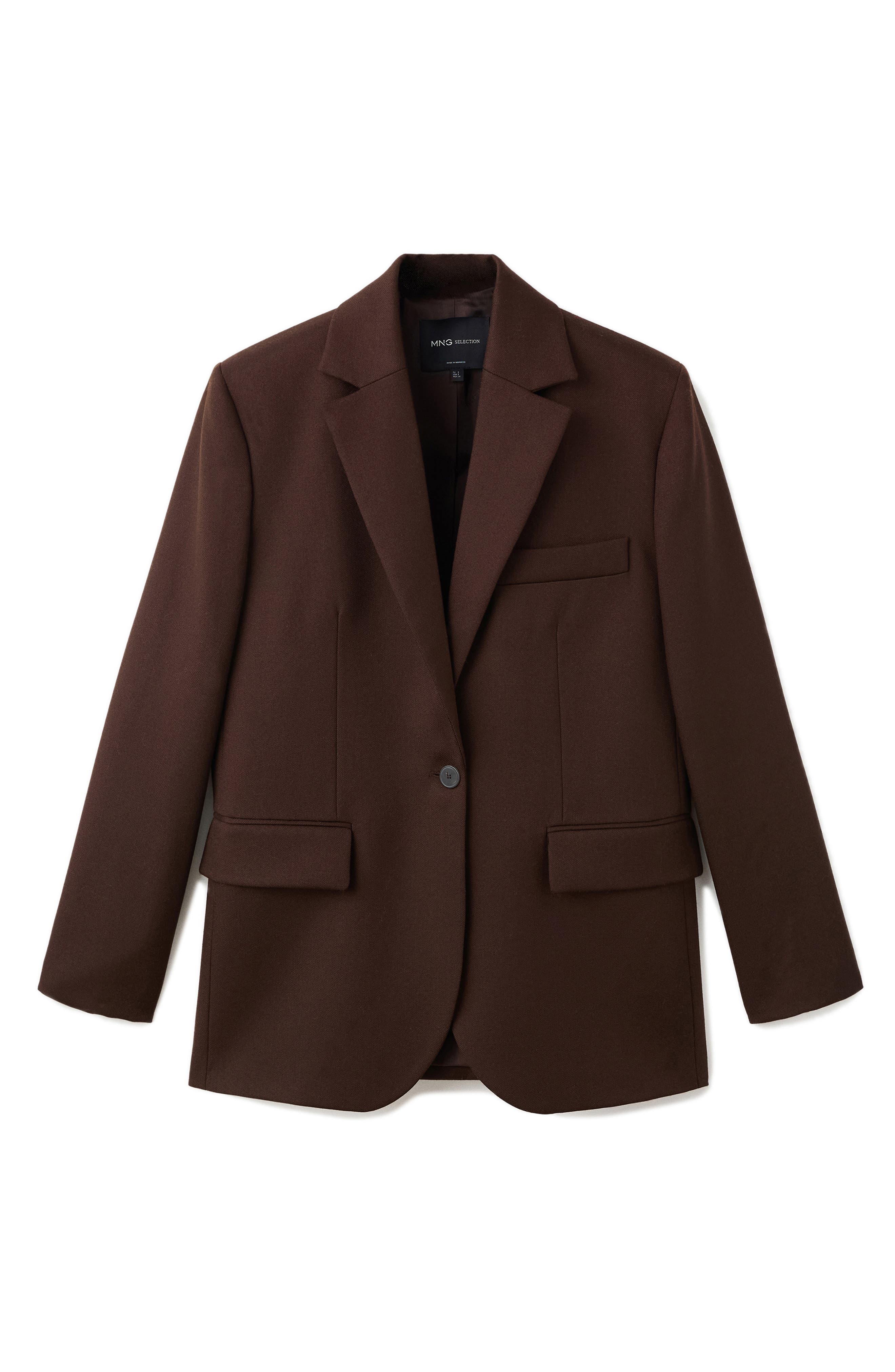 MANGO Selection Oversize Wool Blazer