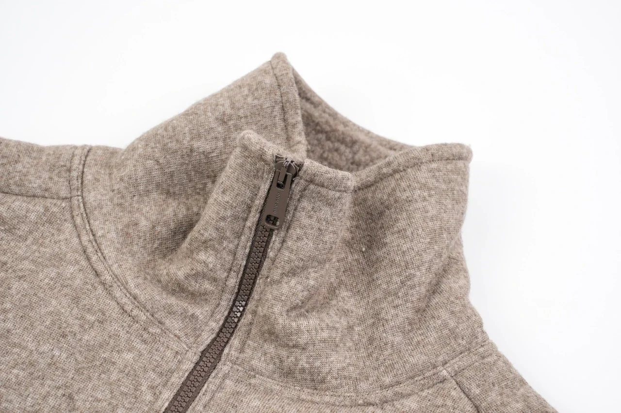 Miu Miu Maillard Brown Logo Sherpa Jacket product photo from LabelPicks