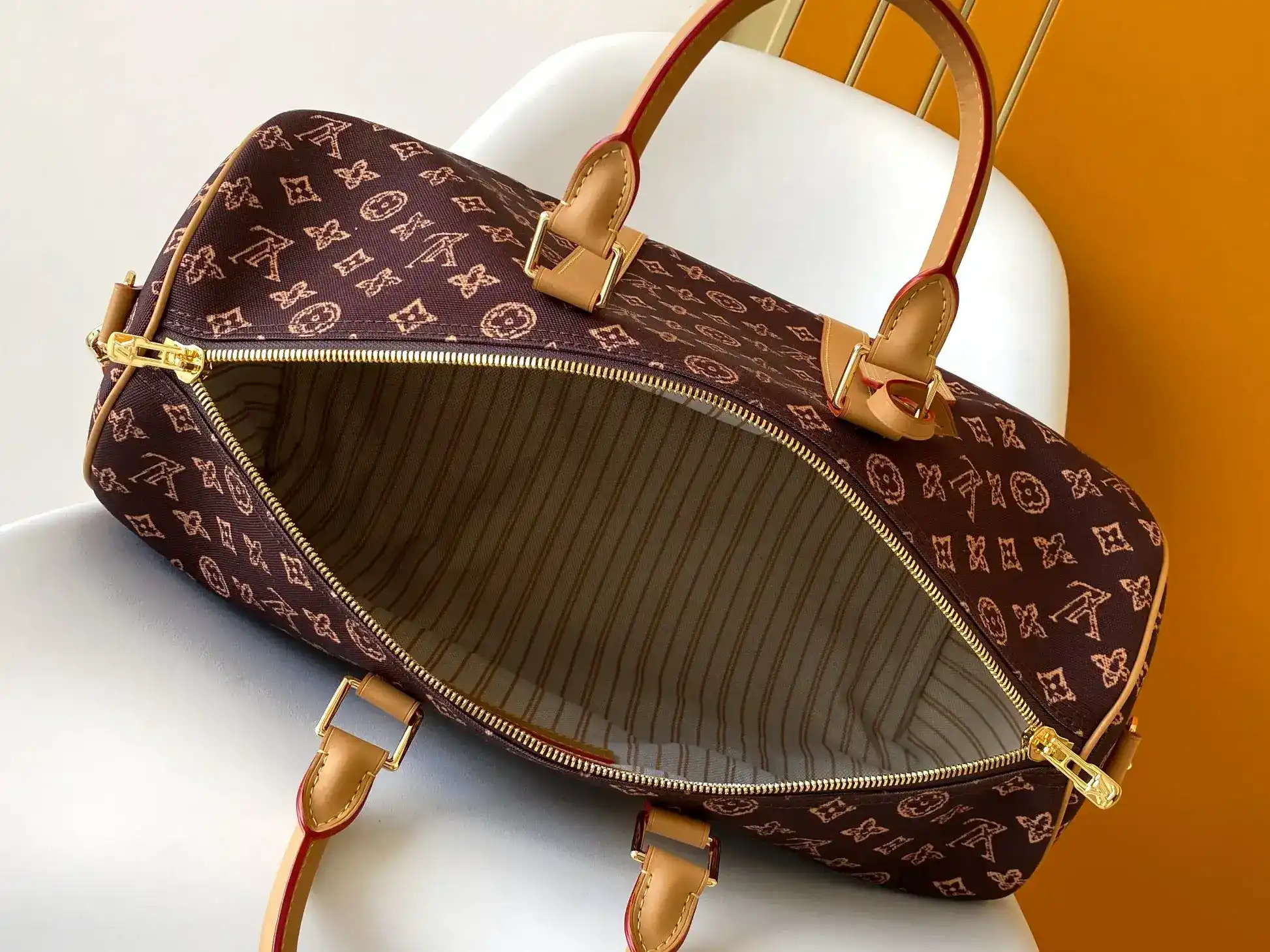 Louis Vuitton Gold Monogram Canvas Tote Bag product photo from LabelPicks