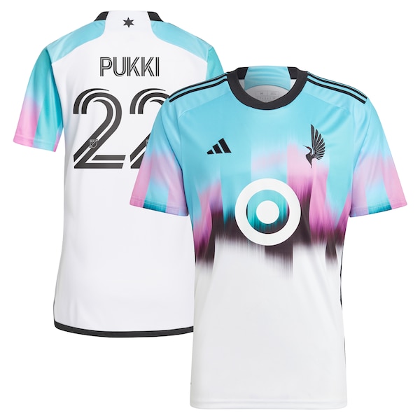 Teemu Pukki Minnesota United FC adidas 2024 The Northern Lights Kit Replica Player Jersey - White