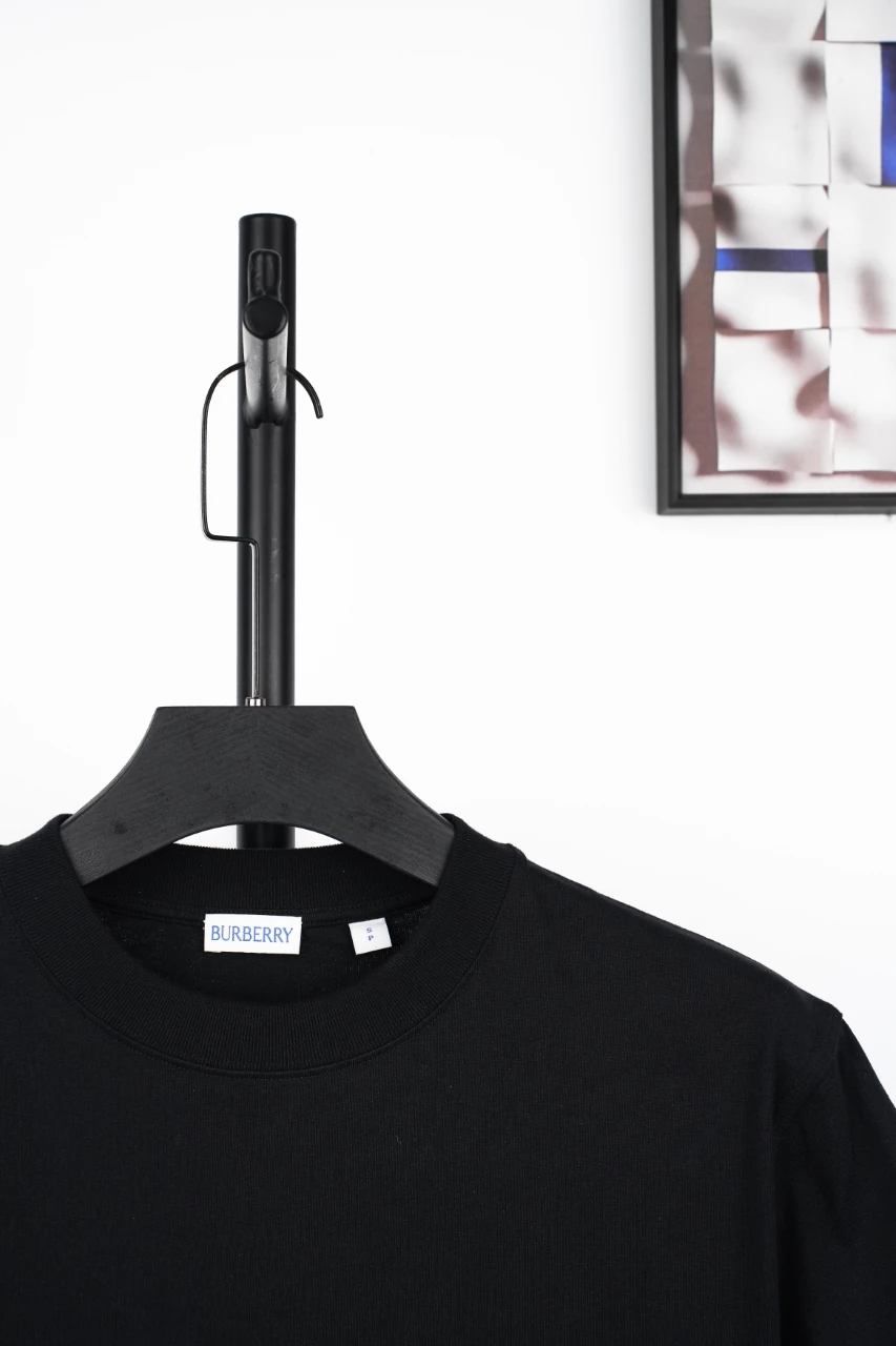 Burberry Black Check Equestrian Knight Patch T-Shirt product photo from LabelPicks
