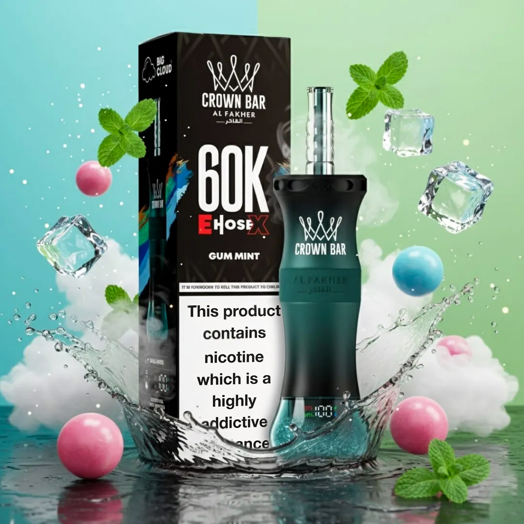 Al Fakher Crown Bar E Hose X 60K Disposable Vape (5%, 60000 Puffs)