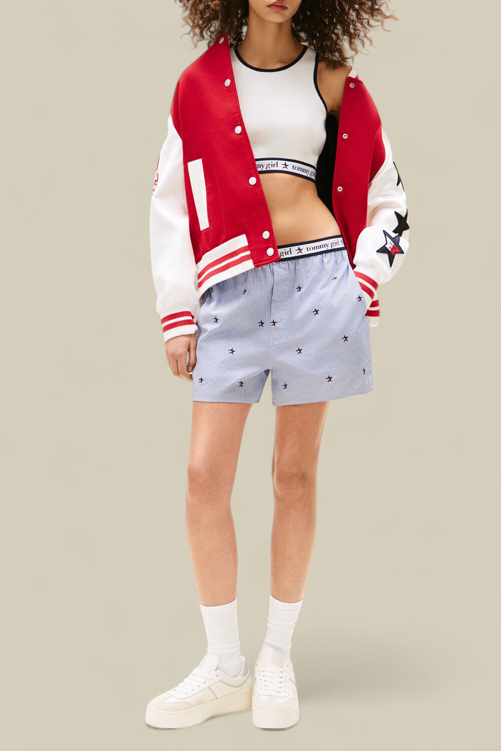 TOMMY HILFIGER טופ קרופ