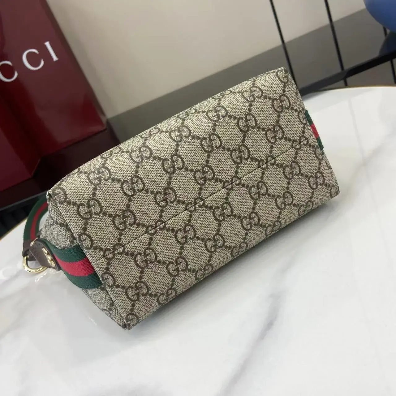 Gucci Ophidia Brown Monogram Canvas Crossbody Bag product photo from LabelPicks