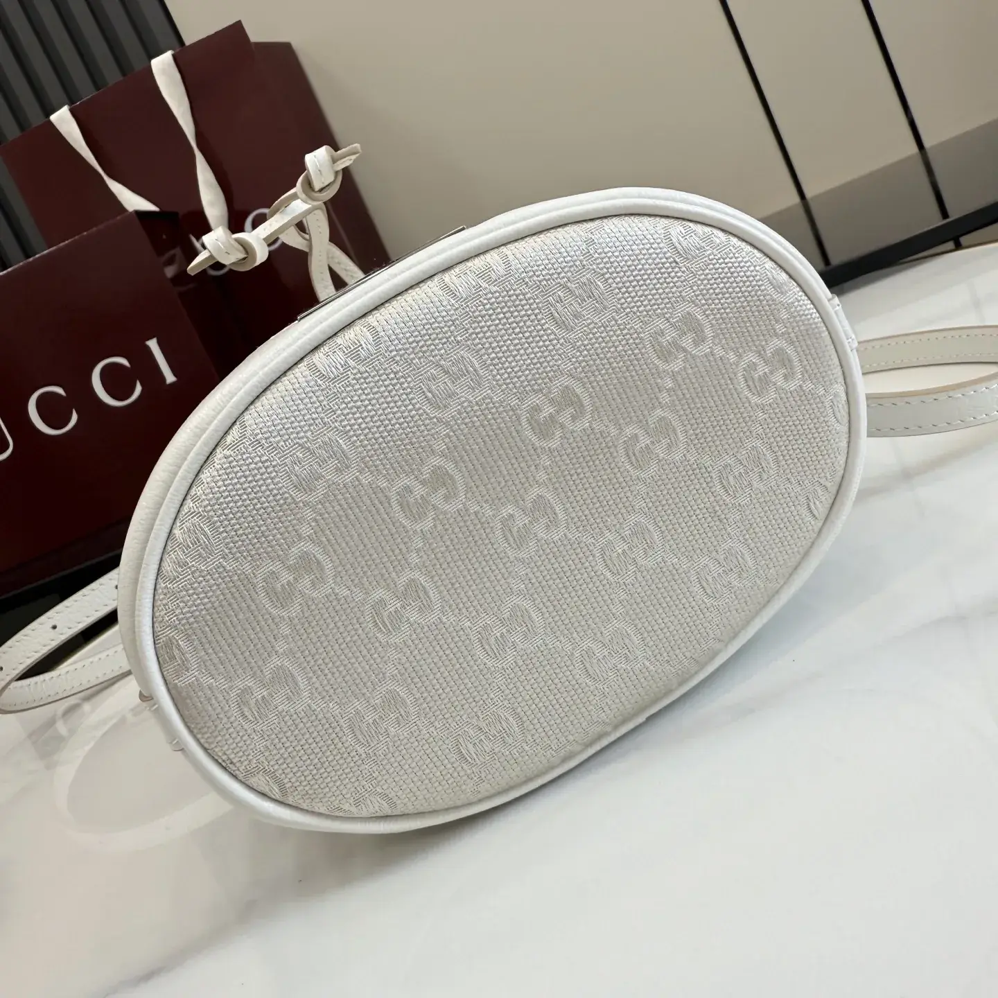 Gucci Canvas and Leather Generation Bucket Bag product photo from LabelPicks