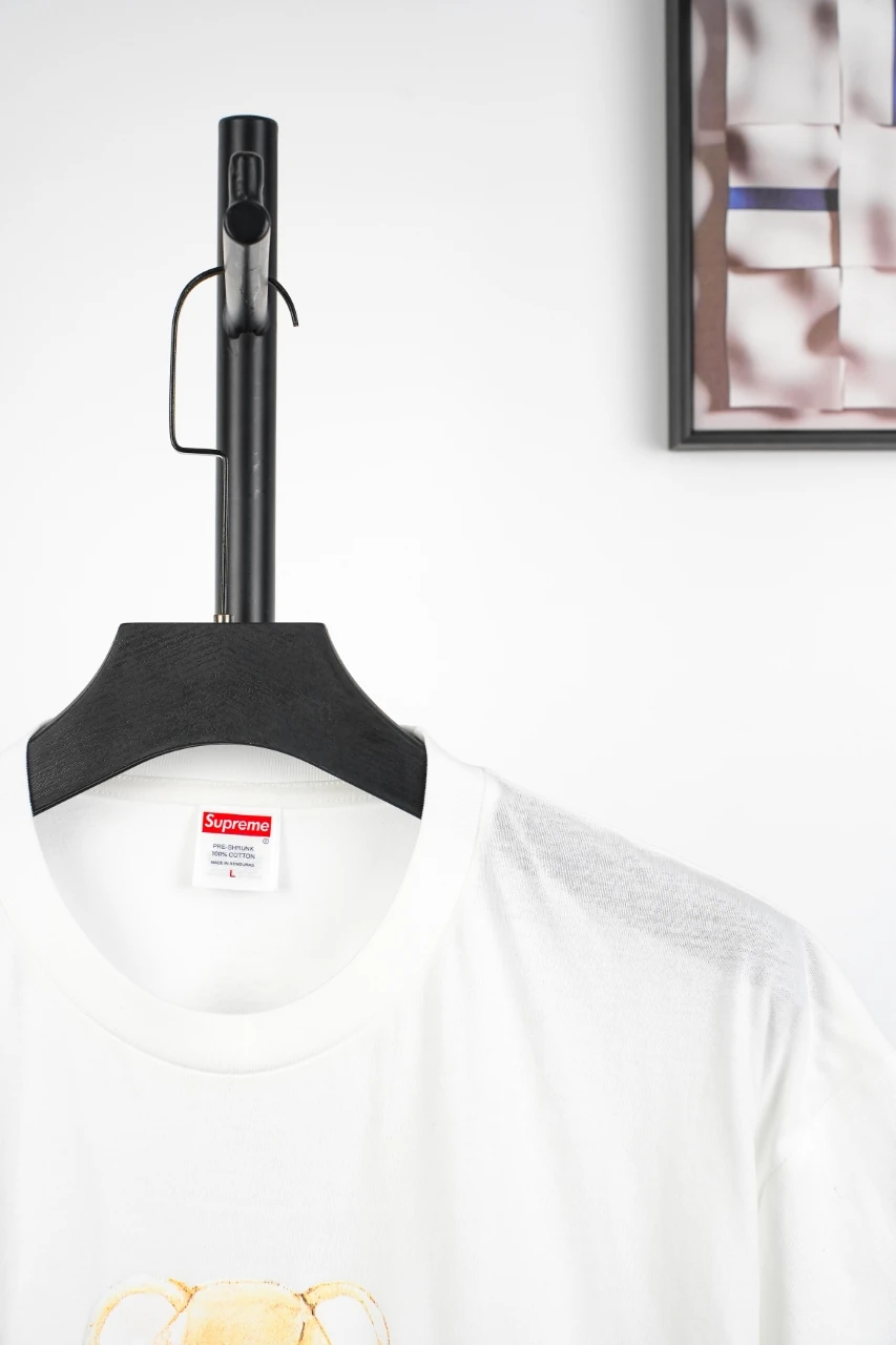 Supreme White Crying Bear Graphic T-Shirt product photo from LabelPicks
